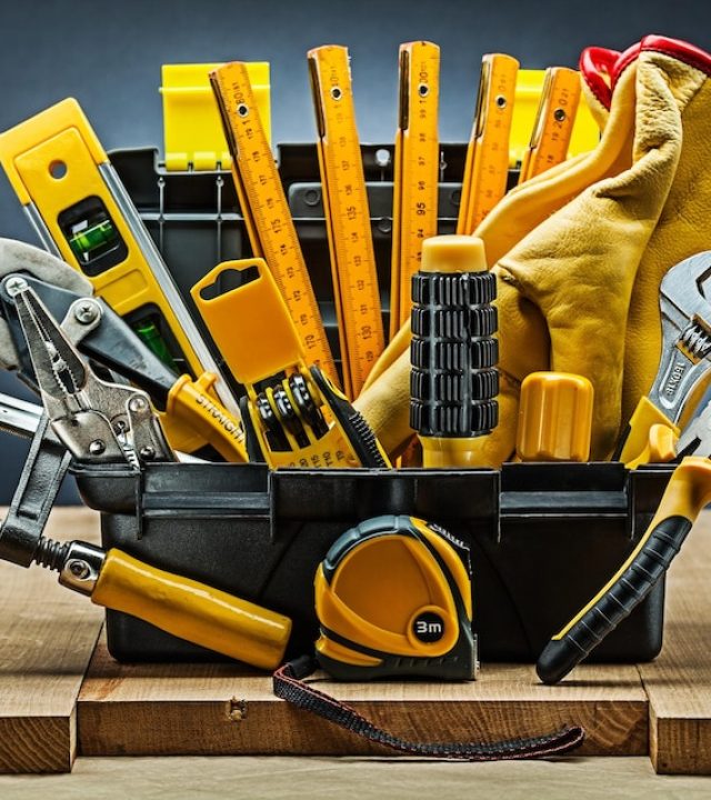 tool-box-wirh-many-construction-tools-wood-boards